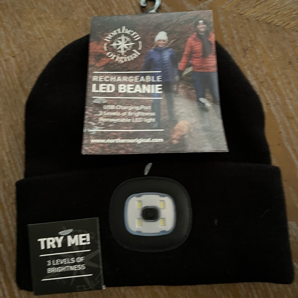 Rechargeable LED Beanie